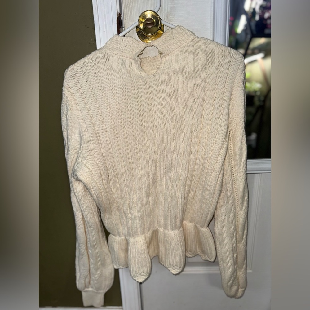 Draper James Cream Knit Sweater - Picture 7 of 7
